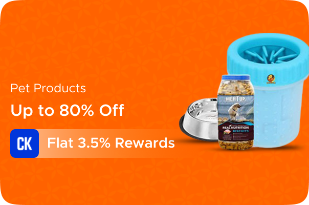 Amazon: Up to 80% off on Pet Products + Flat 3.5% Rewards